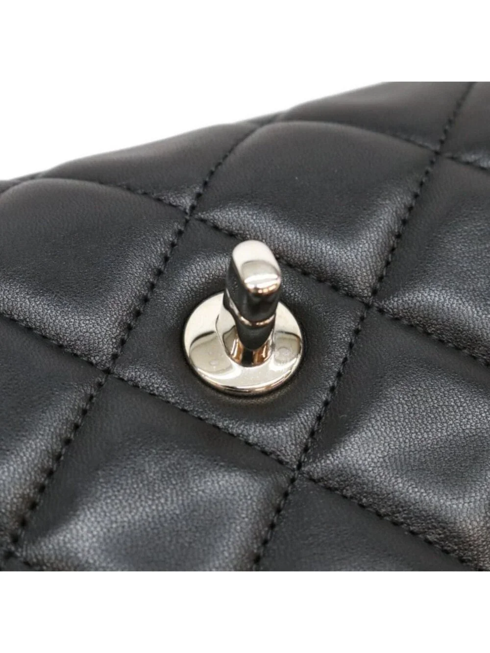Chanel Black Lamb Silver Single Flap Maxi Quilted 34